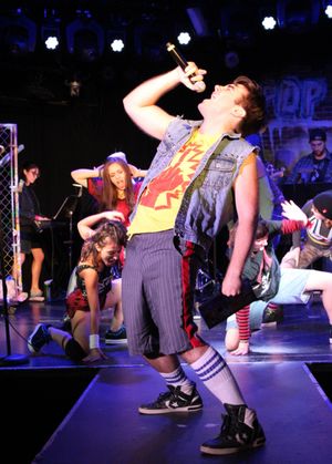 Patrick Sweeney in POP PUNK HIGH.  Photo