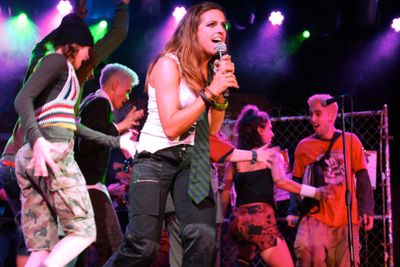 Kelly Krauter (as Avril Lavigne) in POP PUNK HIGH.  Photo