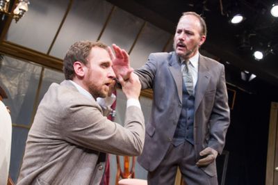Yury Lomakin as William Mumler and Steven Carpenter as Joseph Tooker Photo