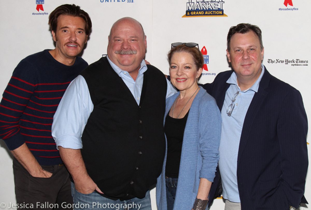 Jason Butler Harner, Kevin Chamberlin, Isabel Keating, and Brooks Ashmanskas at 