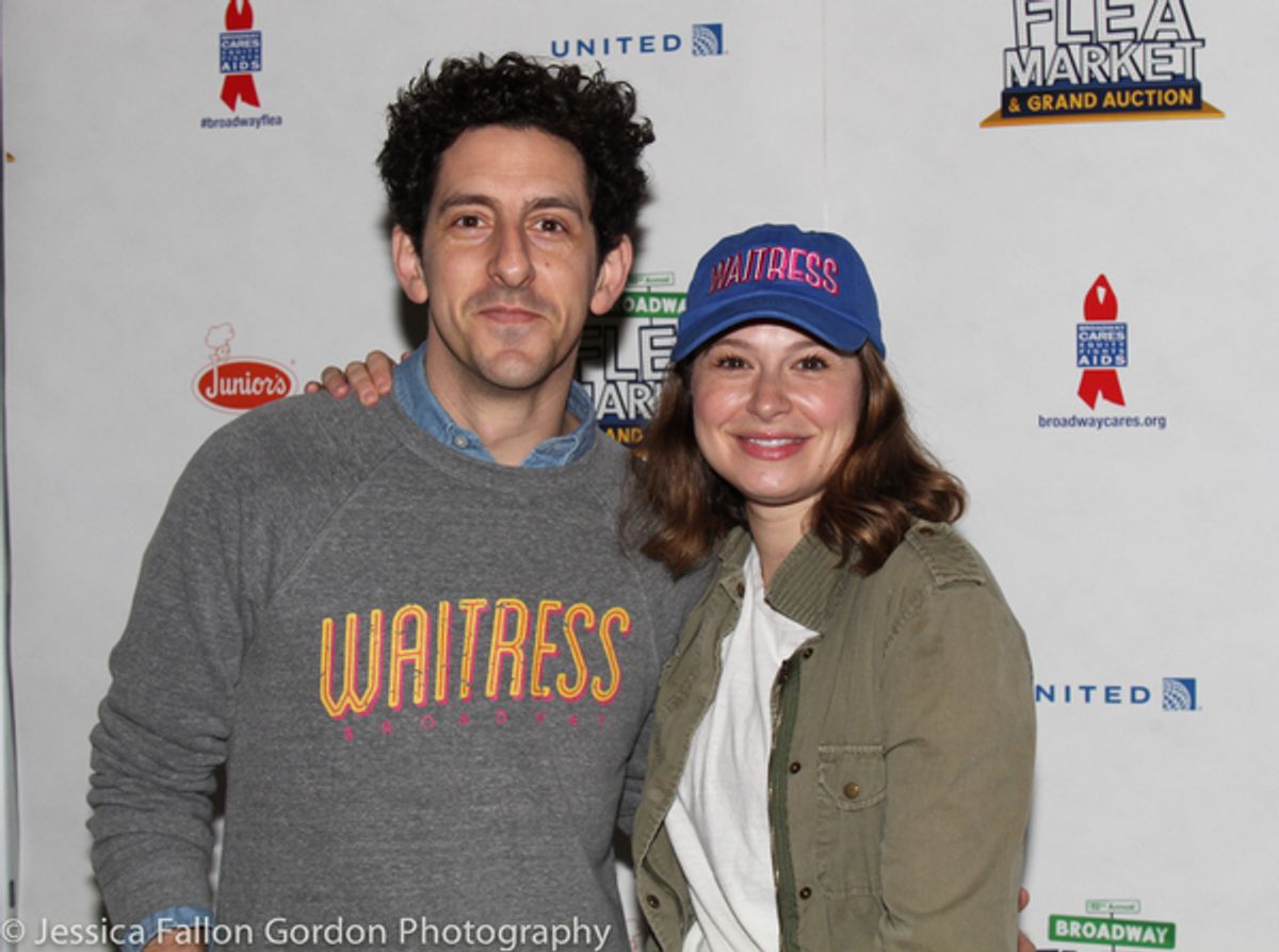 Adam Shapiro and Katie Lowes at 