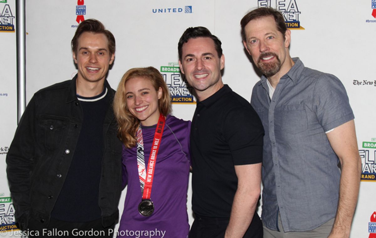 Zach Adkins, Christy Altomare, Max von Essen, and John Bolton at 