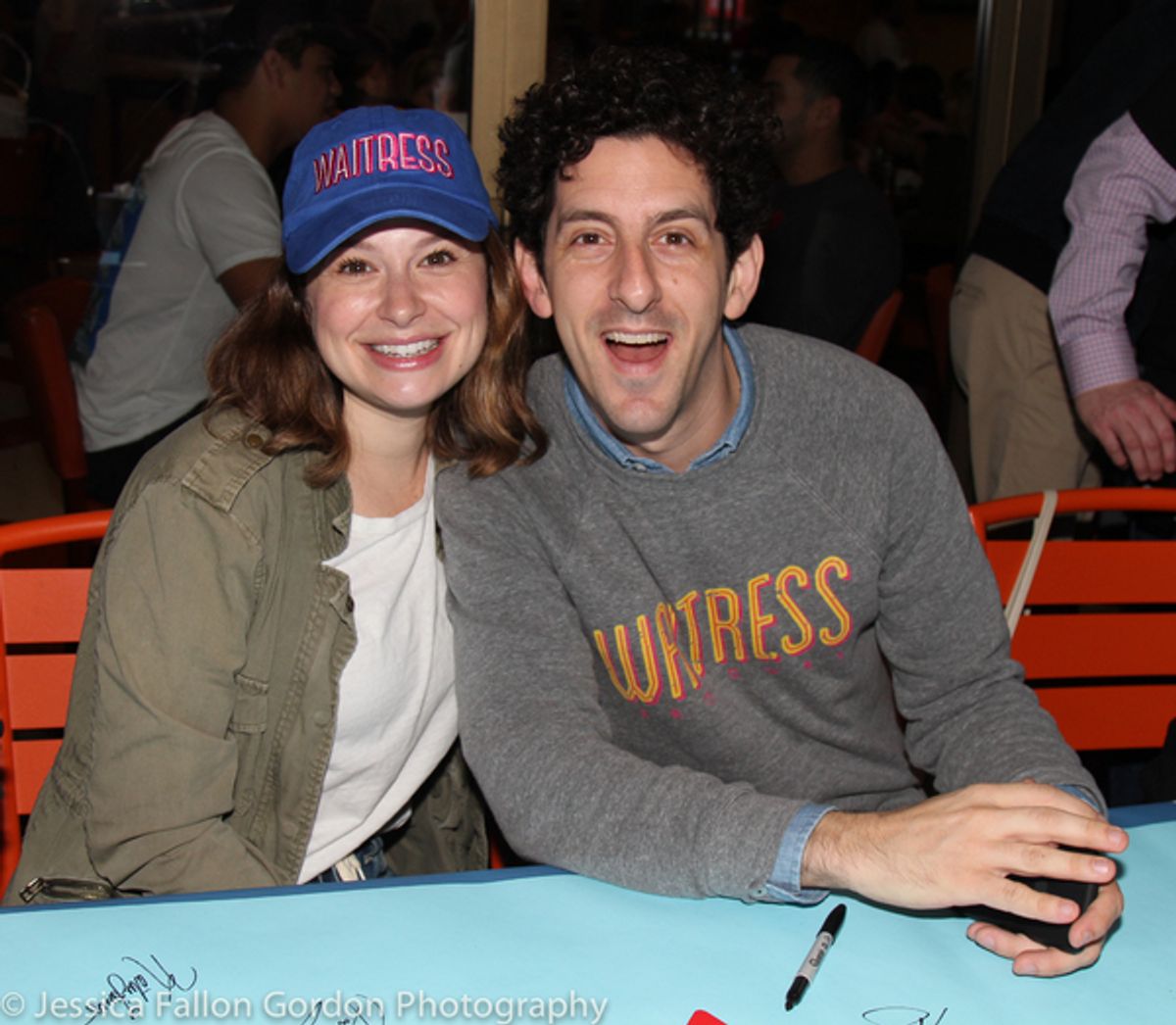 Katie Lowes and Adam Shapiro at 