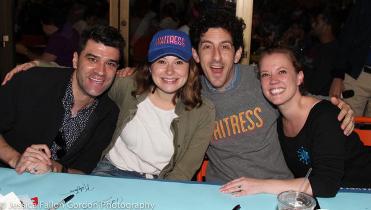 Ben Crawford, Katie Lowes, Adam Shapiro, and Patti Murin at 