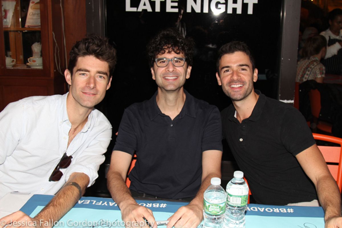 Drew Gehling, John Cariani, and Adam Kantor at 