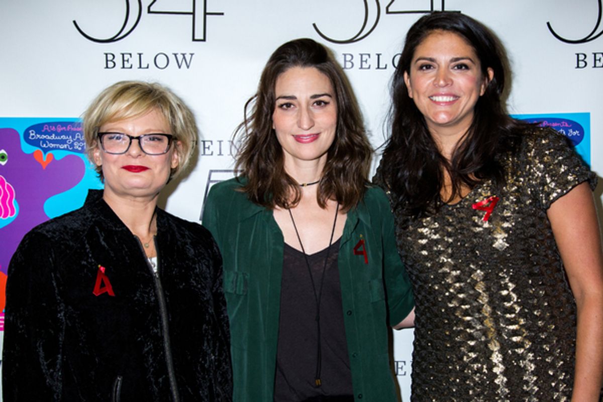 Martha Plimpton, Sara Bareilles, Cecily Strong at 