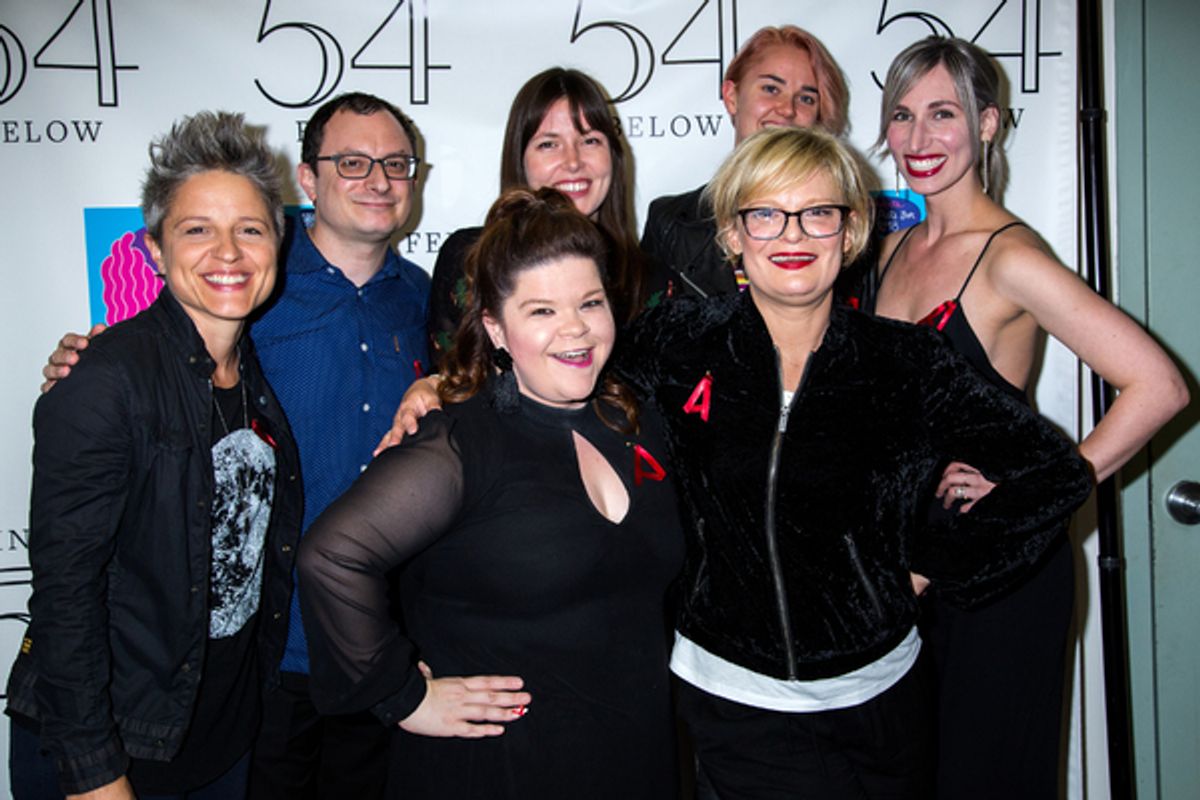 Martha Plimpton and the Broadway Acts For Women band at 