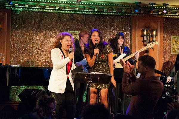 Amanda Duarte and Cecily Strong  Photo