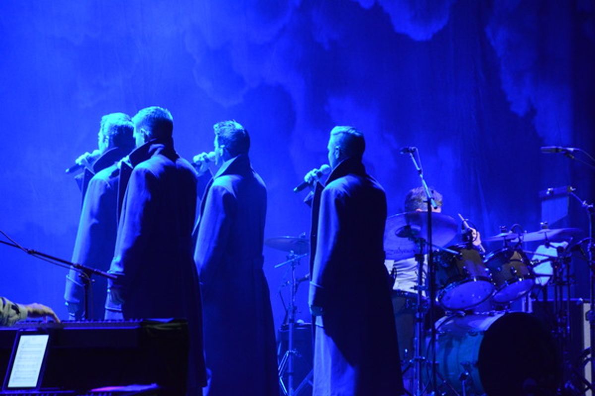 Damian McGinty, Emmet Cahill, Neil Byrne and Ryan Kelly at 