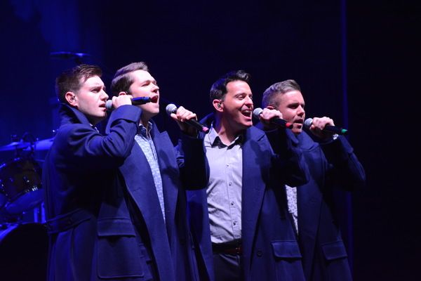Emmet Cahill, Damian McGinty, Ryan Kelly and Neil Byrne Photo