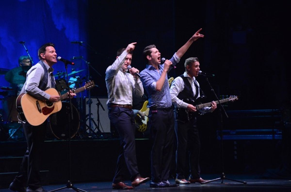 Ryan Kelly, Emmet Cahill, Damian McGinty and Neil Byrne at 