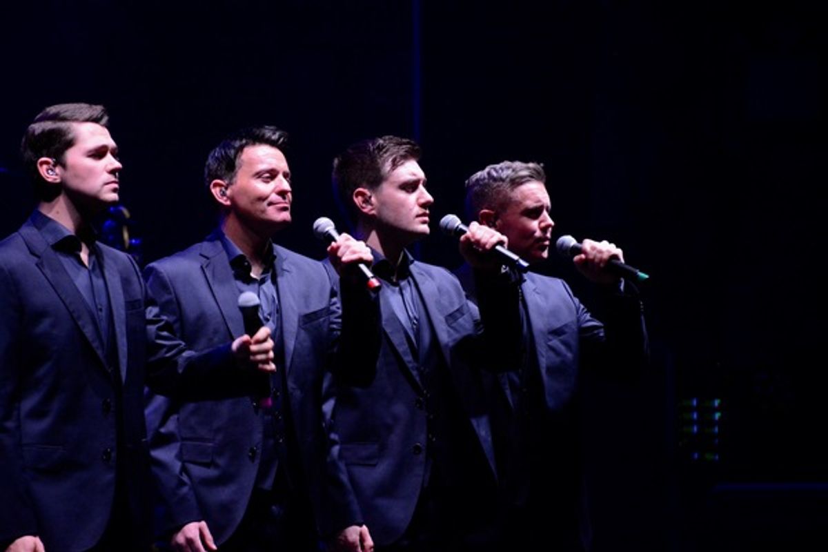 Damian McGinty, Ryan Kelly, Emmet Cahill and Neil Byrne at 