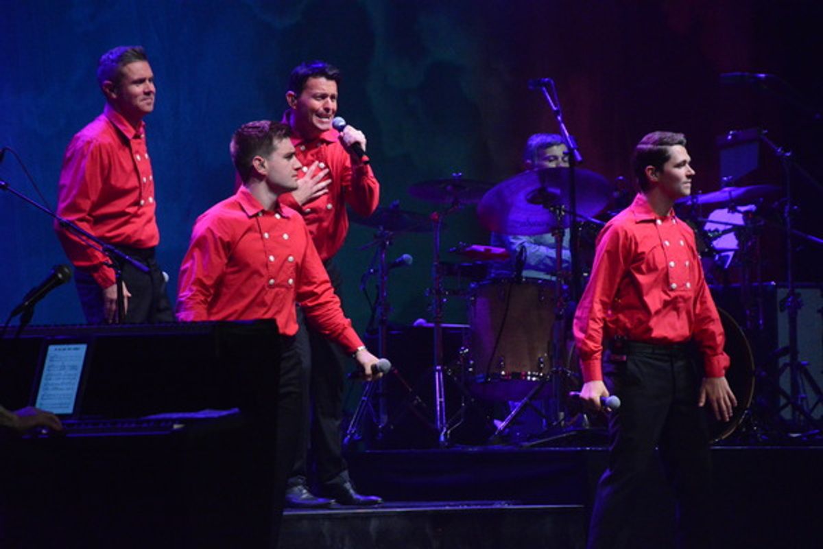Damian McGinty, Ryan Kelly, Emmet Cahill and Neil Byrne at 
