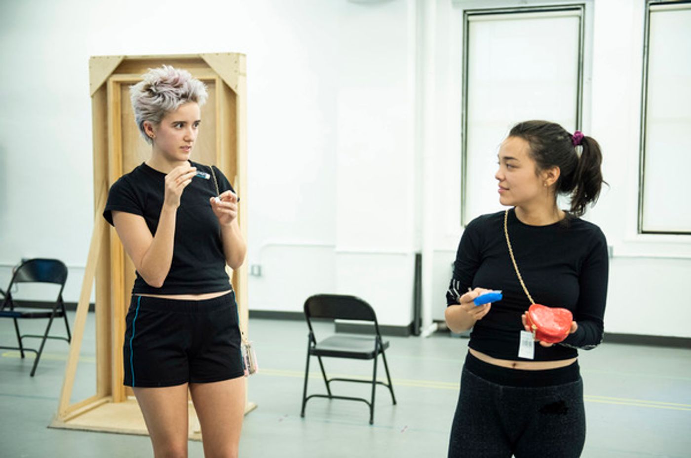 Photo Flash: In Rehearsal with Roundabout's USUAL GIRLS  Image