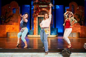 Rosie  (actor,  Laura  Welsh  Berg*),  Donna  (actor,  Jillian  Kates*)  and  Tanya   Photo