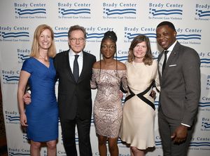 Avery Gardiner, Bryan Cranston, Aalayah Eastmond, Kris Brown and James Shaw, Jr. Photo