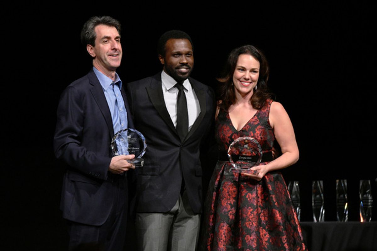 Joshua Henry. Jason Robert Brown and Georgia Stit at 