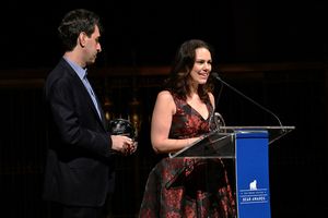 Composer Jason Robert Brown and  Georgia Stitt  Photo