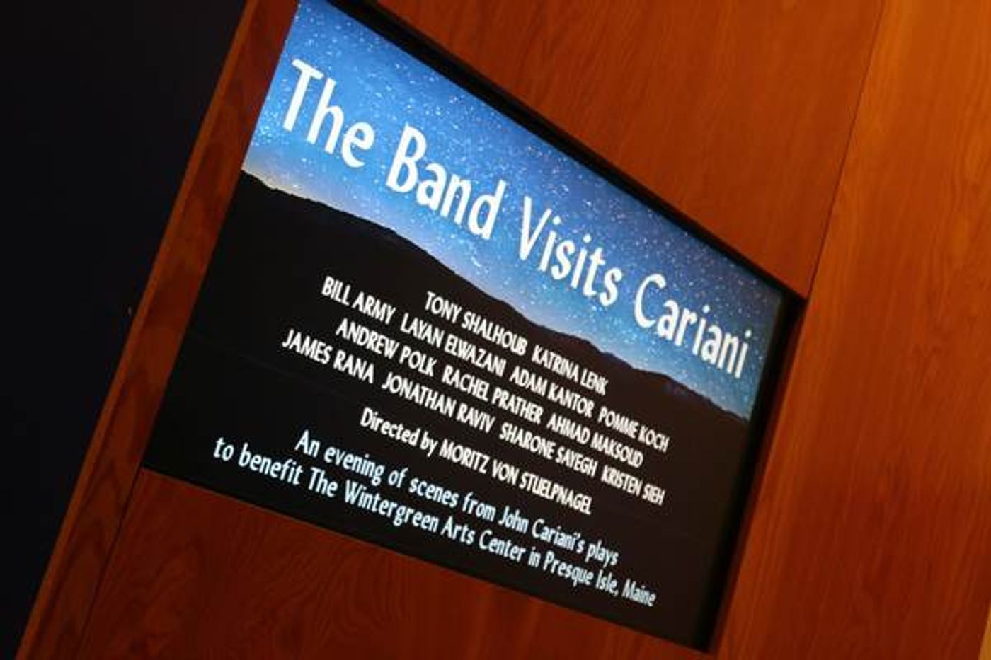 Photo Flash: Inside THE BAND VISITS CARIANI Benefitting Wintergreen Arts Center  Image