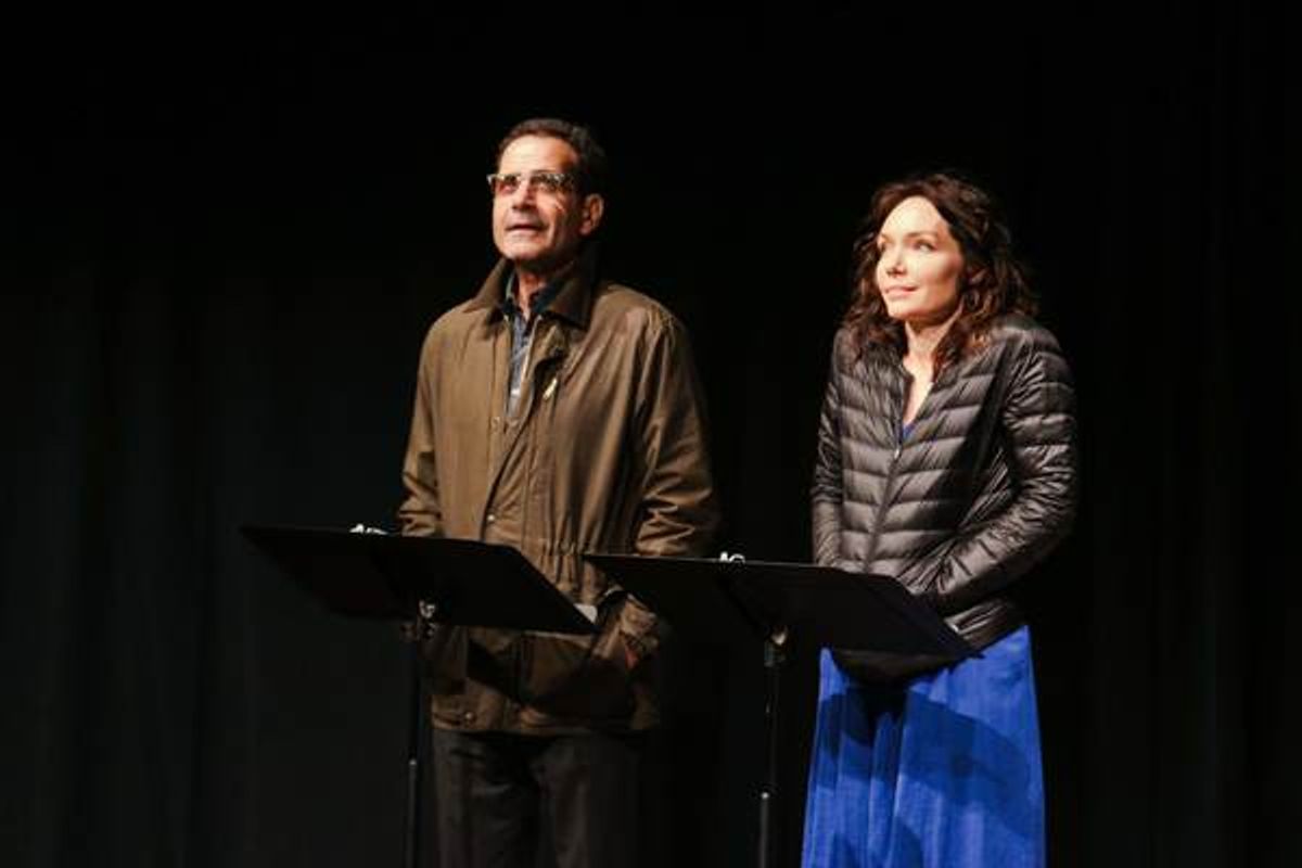 Tony Shalhoub, Katrina Lenk at 