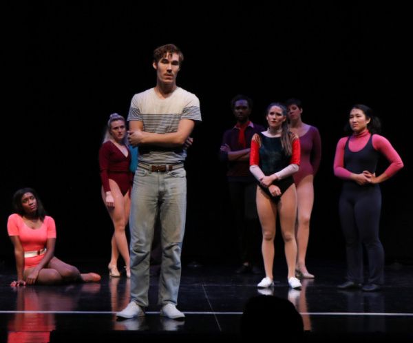 Don (Kaleb Van Rijswijck) and cast in A Chorus Line at Metropolis Performing Arts Cen Photo