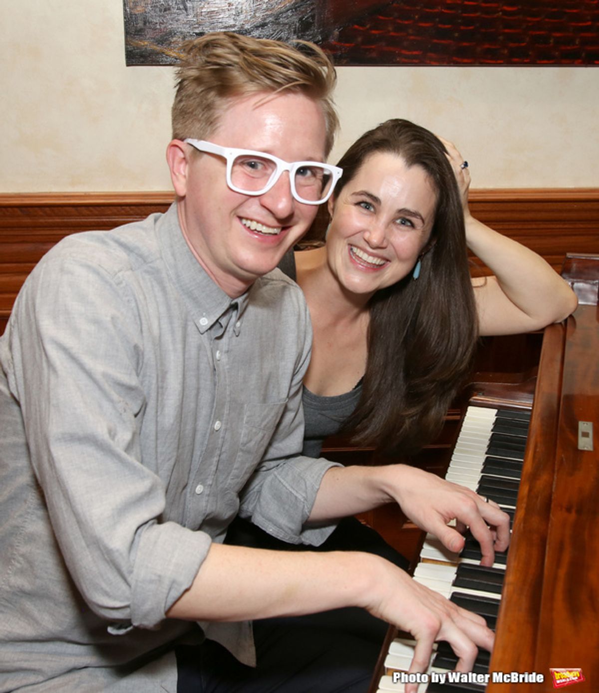 Kyle Jarrow and Lauren Worsham  at 