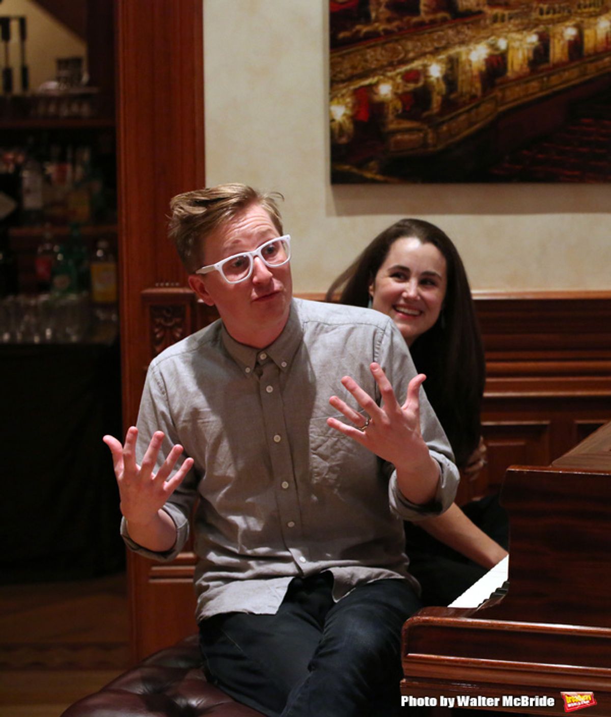 Kyle Jarrow and Lauren Worsham  at 