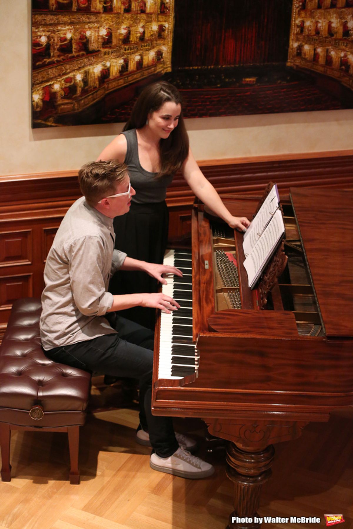 Kyle Jarrow and Lauren Worsham at 