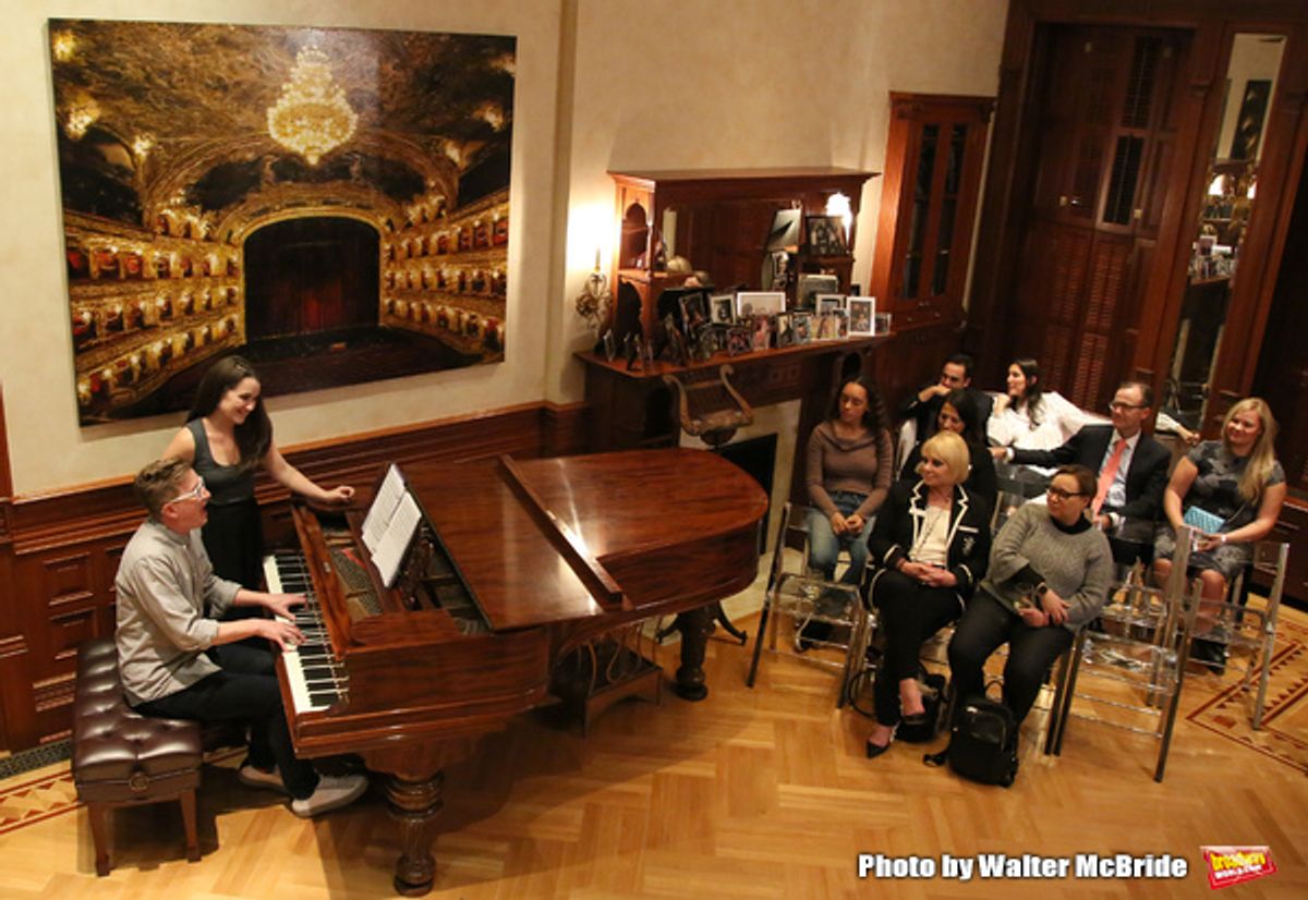 Kyle Jarrow and Lauren Worsham  at 