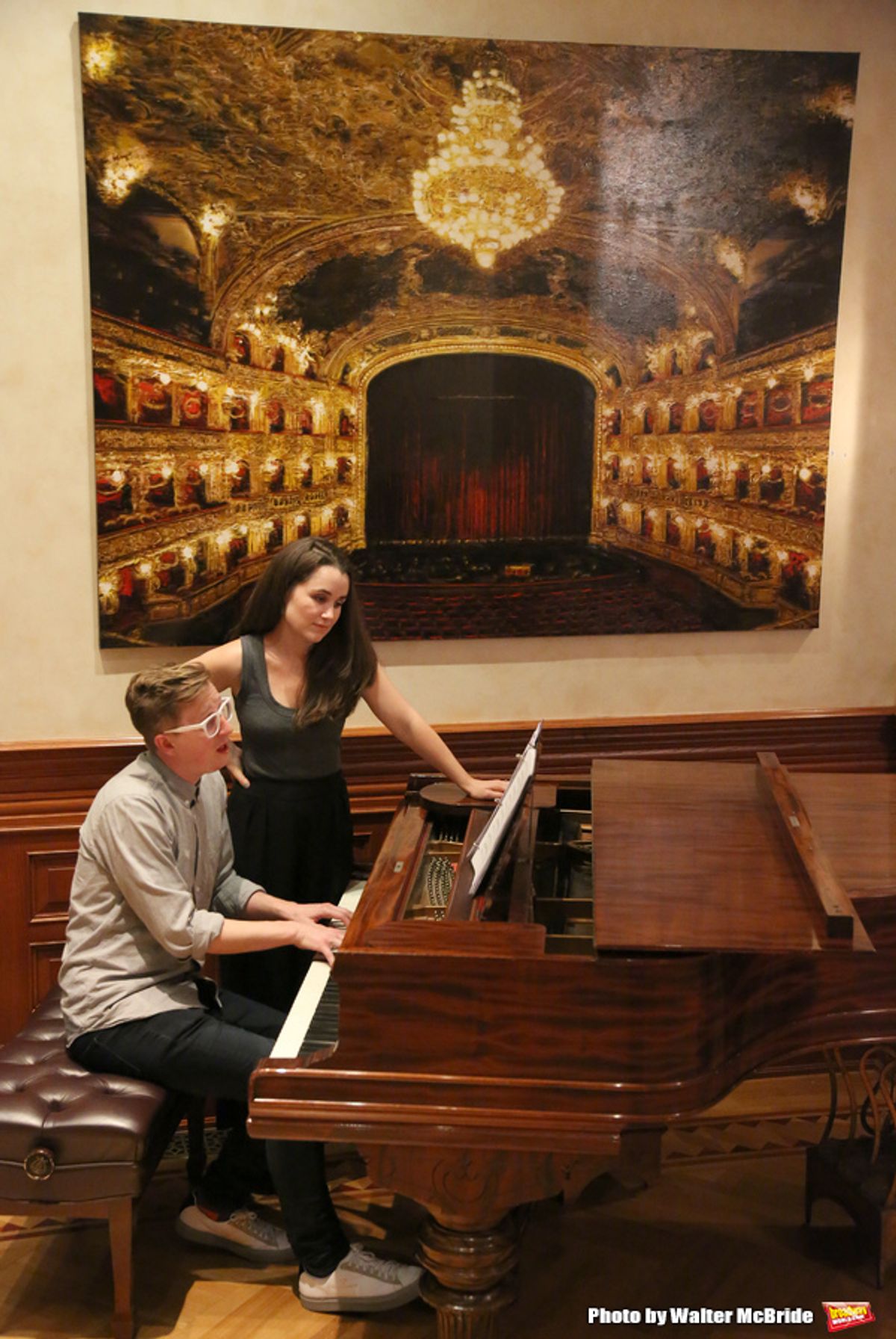 Kyle Jarrow and Lauren Worsham at 