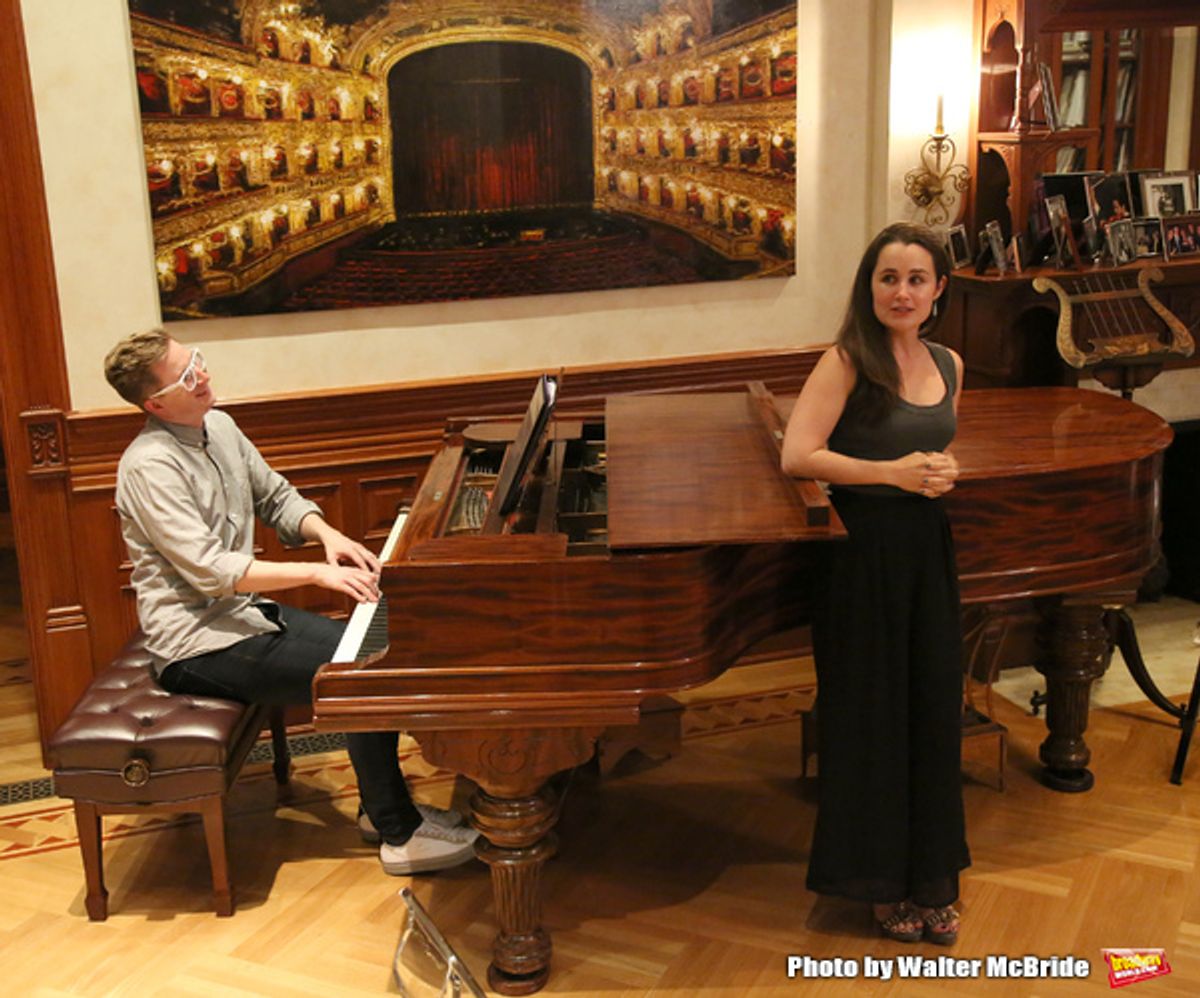 Kyle Jarrow and Lauren Worsham  at 