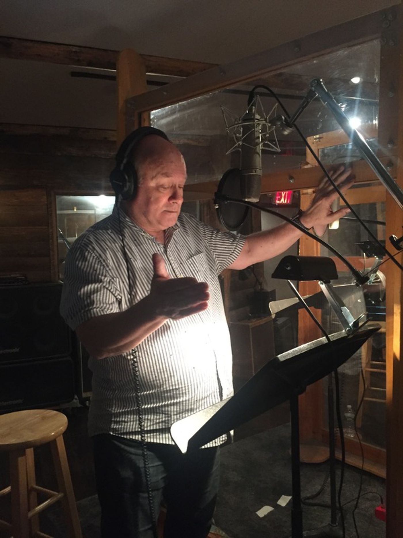 Photo Flash: NEUROSIS Cast Hits the Recording Studio!  Image