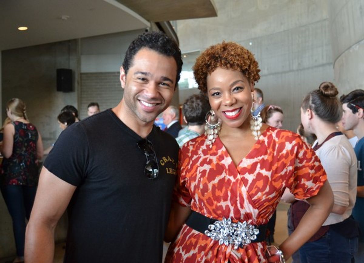 Corbin Bleu (Billy Crocker) and Soara-Joye Ross (Reno Sweeney) at 