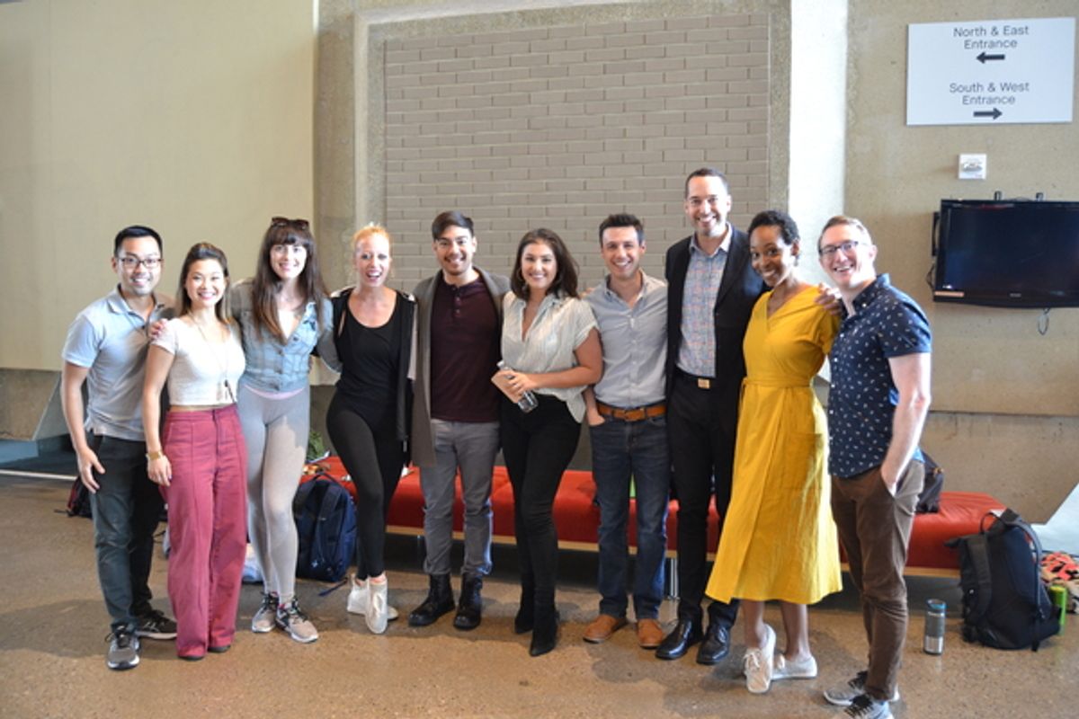 Christopher Shin (Luke/Ensemble), Lisa Helmi Johanson (Hope Harcourt), Andrea Weinzierl (Charity/Ensemble), Lizz Picini (Virtue/Ensemble/Associate Choreographer), Julio Catano-Yee (John/Ensemble), Maria Rizzo (Erma/Ensemble), Mickey Orange (Quartet/Ensemb at 