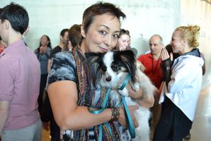 Lisa Tejero (Evangeline Harcourt) and Max (Cheeky)  Photo