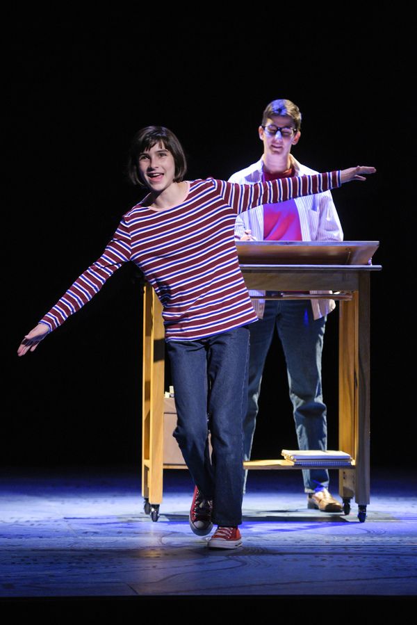 Small Alison (Lila Gold) wants to play airplane in a memory from Alisonâ€™s (Moi Photo