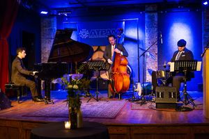 The trio led by pianist Matt Baker. Photo