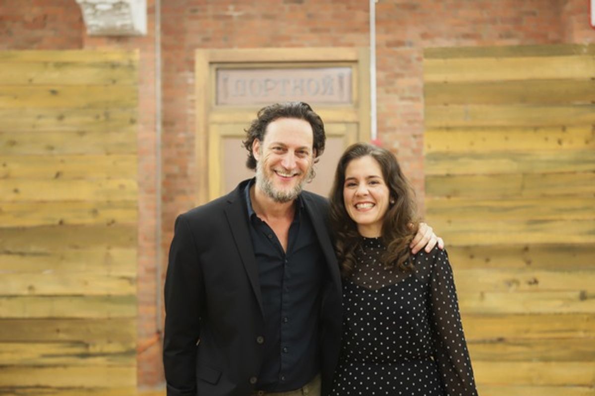 Yehezkel Lararov and Maite Uzal at 