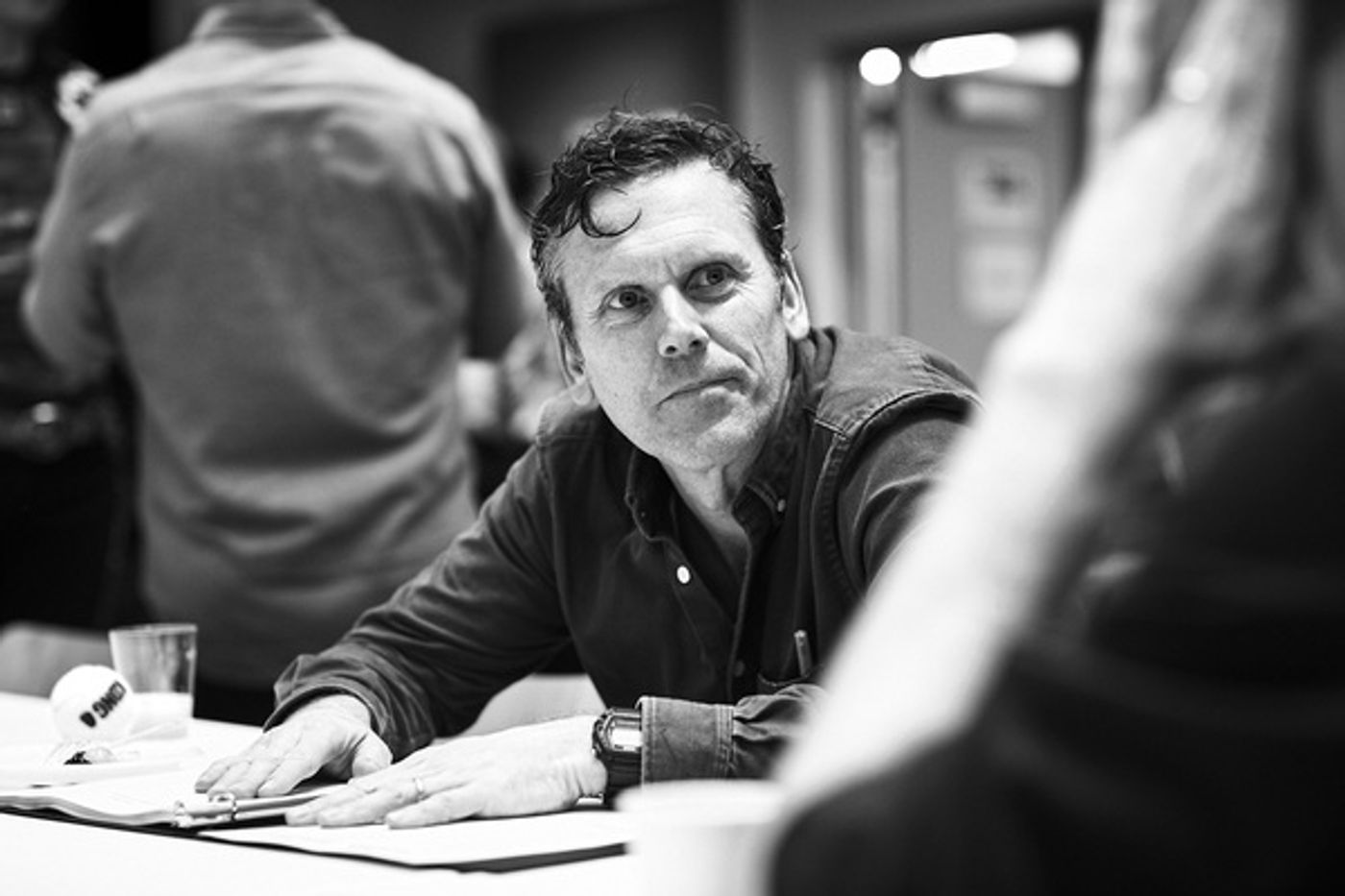 Photo Flash: In Rehearsal with Michael C. Hall and the Company of THOM PAIN (BASED ON NOTHING)  Image