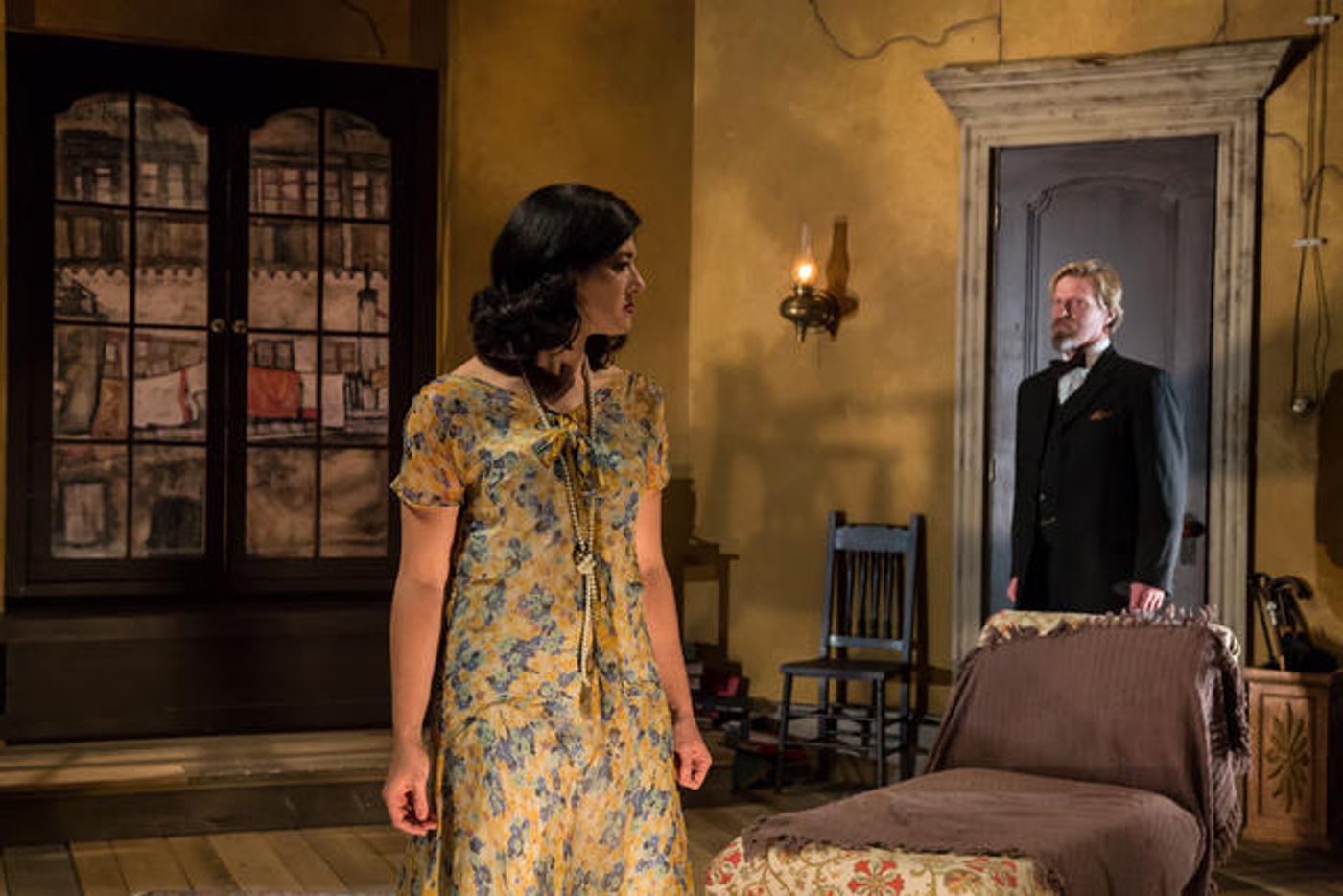 Review: NAKED at Berkshire Theatre Group closes the 90th season with twists, turns, and complexity.  Image