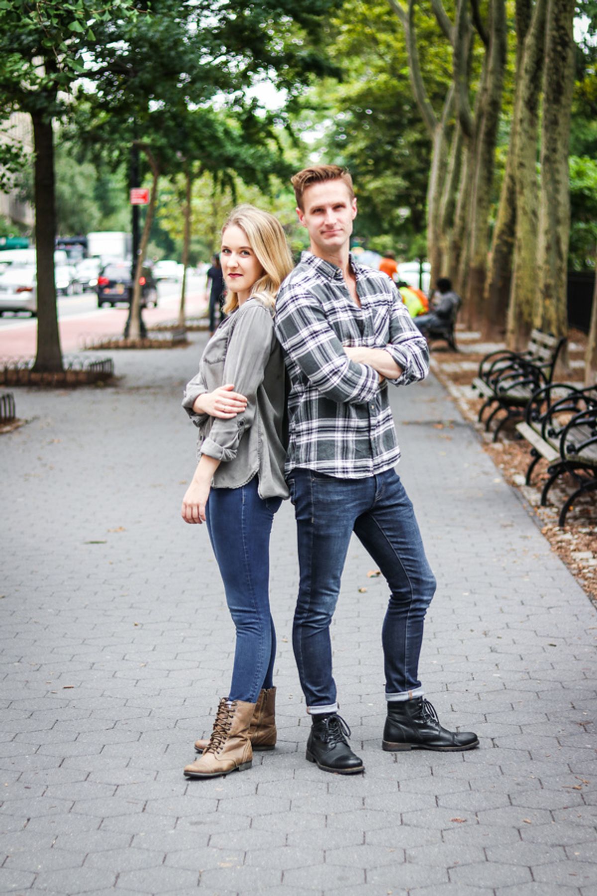 Ali Funkhouser (Katherine) and Christopher Rice (Jack) at 