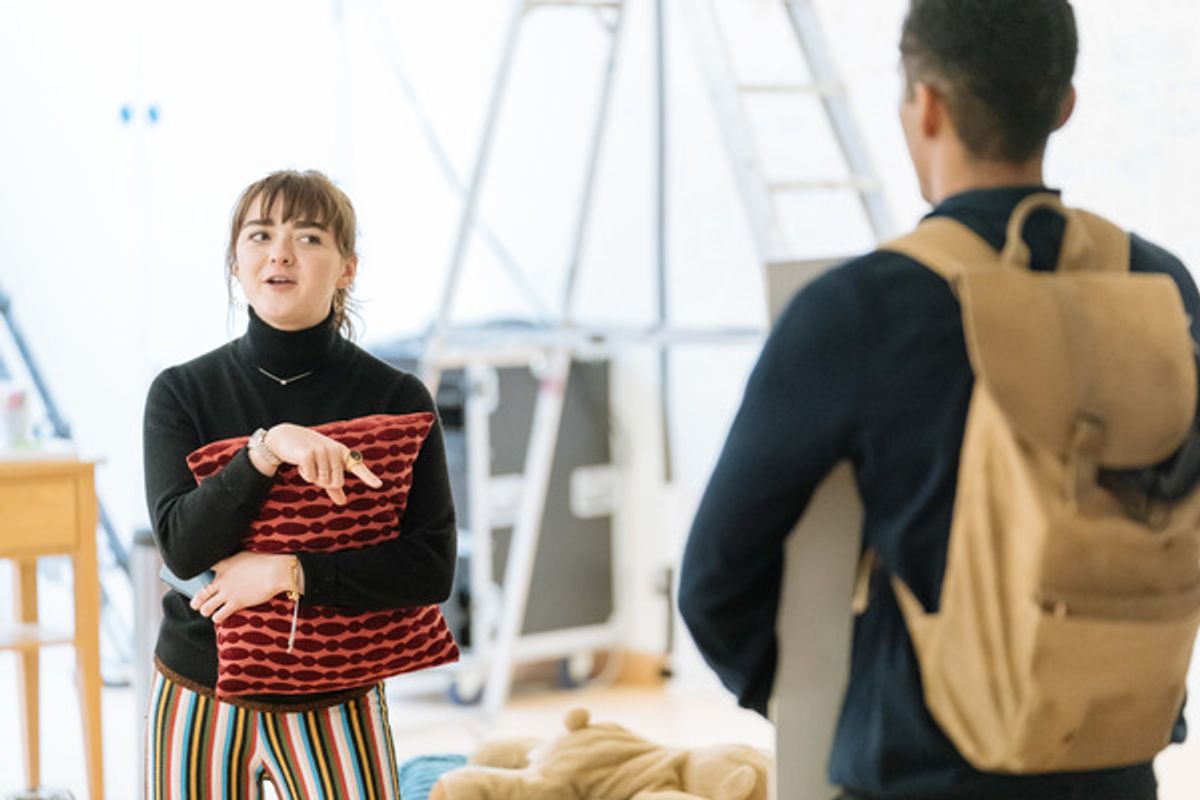 Maisie Williams and Zach Wyatt at 