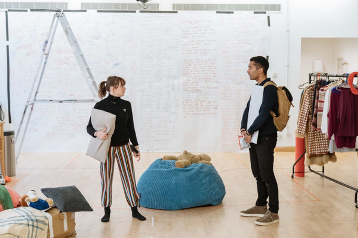 Photo Flash: Inside Rehearsal For I AND YOU at Hampstead Theatre  Image