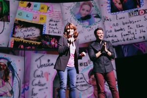 Tina Fey and Jonathan Bennett Photo