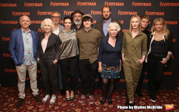 Mark Lambert, Dearbhla Molloy, Stuart Graham, Laura Donnelly, playwright Jez Butterwo Photo