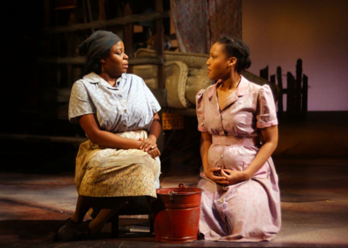 Angela Hunt (Ma) and Alex Campbell (Rose of Sharon) at 