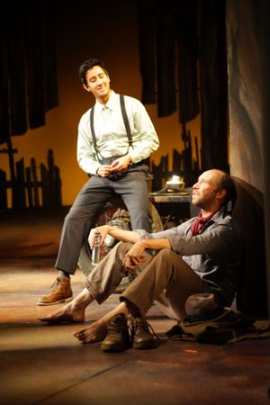 Mauricio Miranda (Tom Joad) and Joe Jung (Jim Casy) Photo