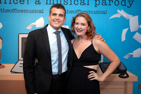 Composer Assaf Gleizner and Music Director Tegan Miller Photo