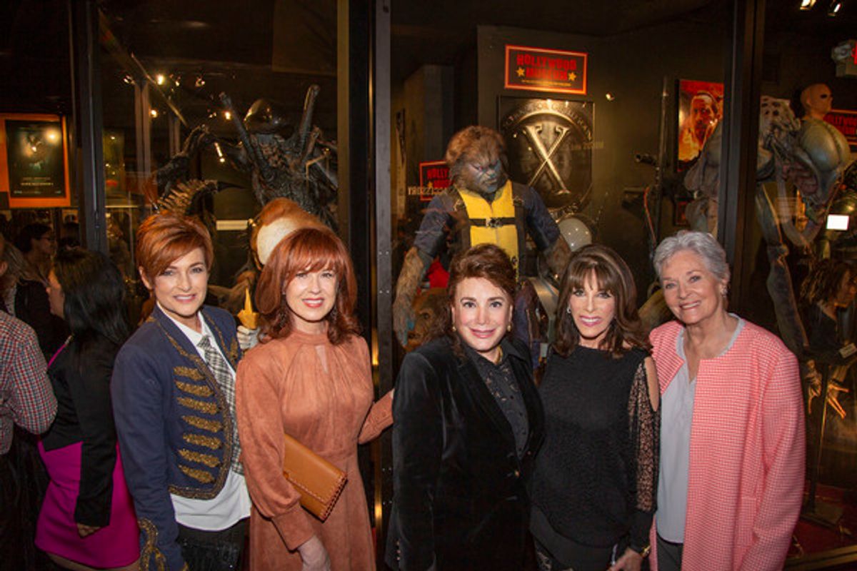 Carolyn Hennesy, Lee Purcell, Donelle Dadigan, Kate Linder and Lee Meriwether at 