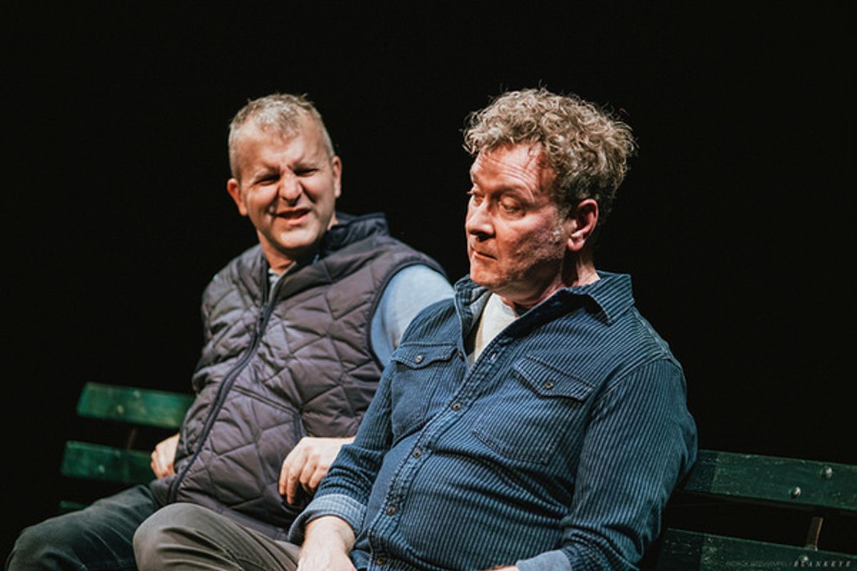 Nat DeWolf (Nate Martin) and Gary Norman (Curtis)  at 